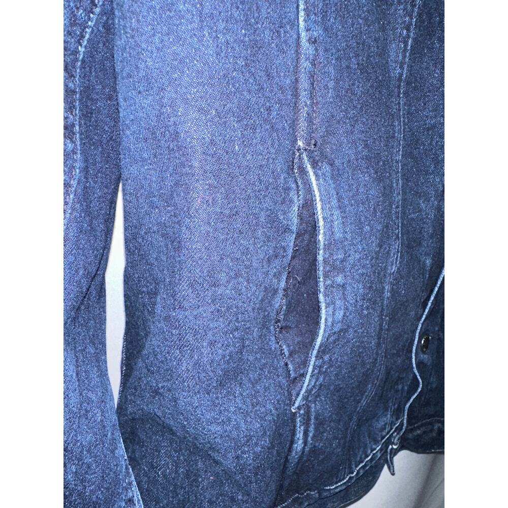 Women’s Geoffrey Hunter Cat Jean Jacket Size 2X - Picture 5 of 7